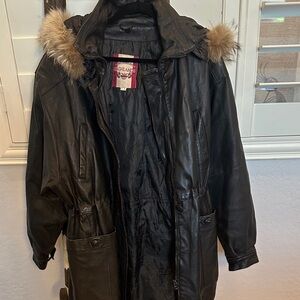 Vintage highlands leather jacket purchased in Italy